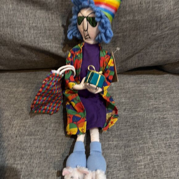 Comic Strip Grumpy XMAS Maxine Holiday Plush Character Hallmark Cards Gift - Picture 1 of 5